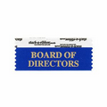 Board of Directors Blue Award Ribbon w/ Gold Foil Imprint (4"x1 5/8")
